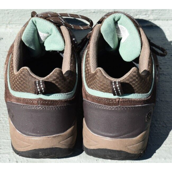 NORTHSIDE Boots Mens Size 9, Brown with green accents lace up, Hiking, Outdoors - Picture 5 of 6